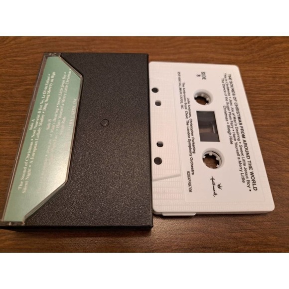 BUNDLE ONLY Hallmark Julie Andrews SOunds of Christmas Around the World Cassette - Picture 2 of 2